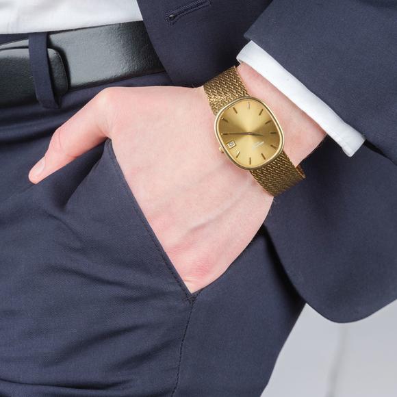 Auktionshaus StahlPatek Philippe. Rare Men's Wristwatch 'Ellipse d'Or' Jumbo.