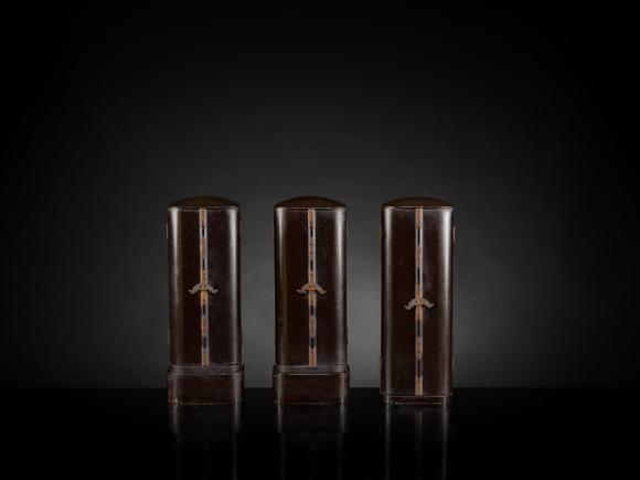 Galerie ZackeYAMAMOTO MOSUKE: A HIGHLY IMPORTANT COMPLETE SET OF 33 ‘THE SAIGOKU KANNON PILGRIMAGE ‘GOLD LACQUER ZUSHI (PORTABLE BUDDHIST SHRINES), DATED 1854