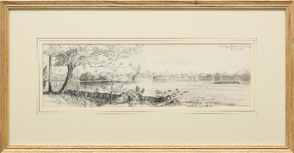 RoseberysDrawings and watercolors from the private sketching diary of Major-General Frederick Stafford Hewett (1826-1880), comprising an album with 159 drawing