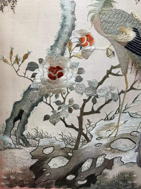 日本東勝刺繡百鳥朝鳳