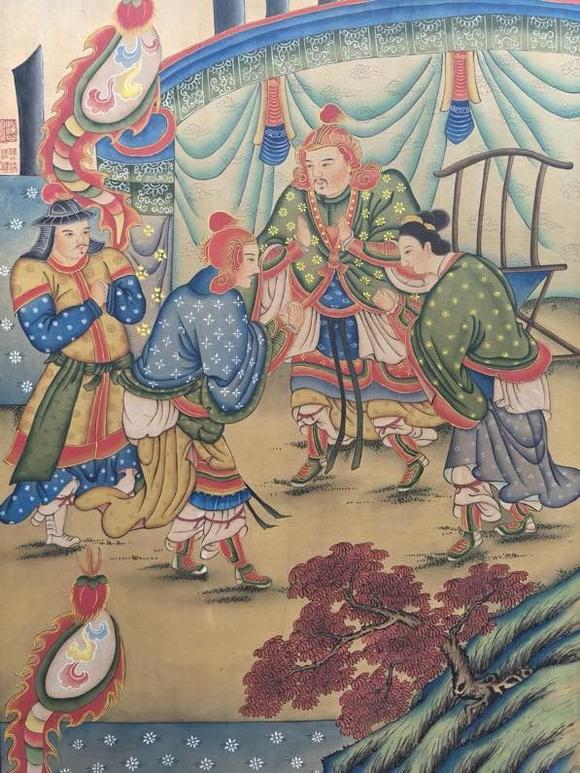 日本松町古美大明崇禎皇帝 人物圖