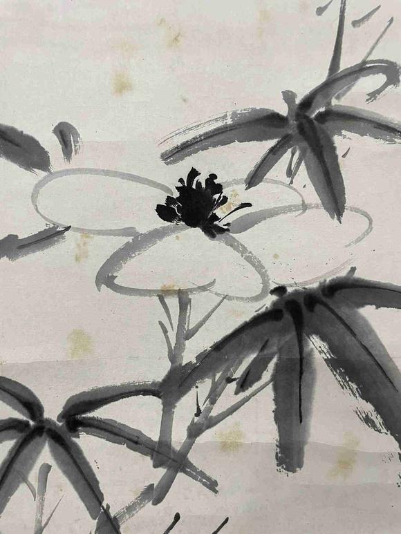 日本松町古美徐渭 花卉