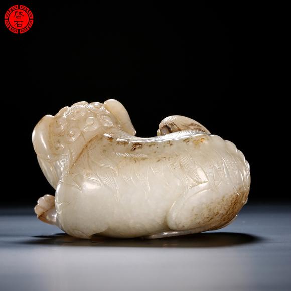 北京啟石明 圓雕瑞獸