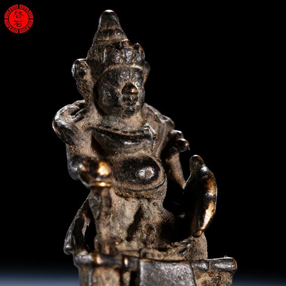 北京啟石明 銅佛像一組三尊