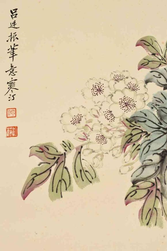 日本松町古美江寒汀 花鳥(niǎo)