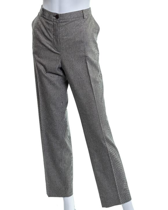RoseberysJaeger.

A pair of straight trousers, of vert de gris houndstooth