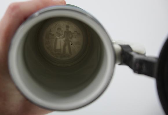 Clarke Auction GalleryCollection of 4 Steins Including Mettlach & More.
