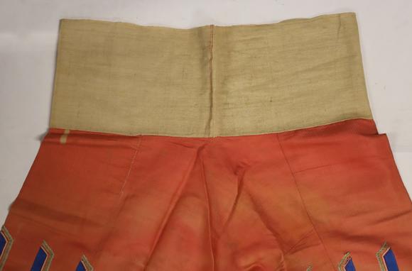 Clarke Auction GalleryPair of Chinese Silk Embroidered Pants.