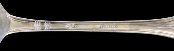 Clarke Auction GallerySTERLING Manchester Valenciennes Sterling Flatware