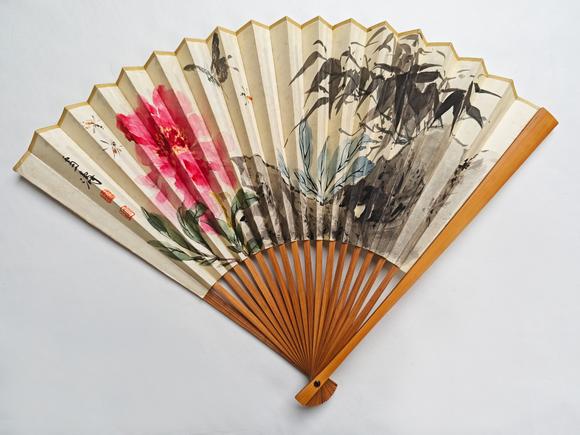 京都粵盛美術(shù)王雪濤、陳半丁/書畫成扇