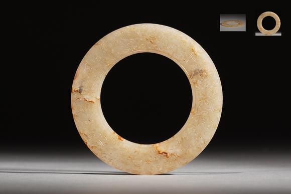 古河會(huì)勾雲(yún)紋玉環(huán)
