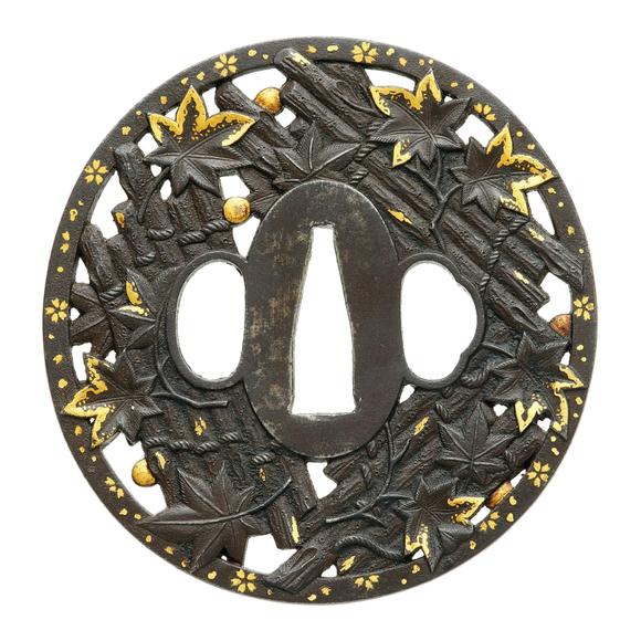 Kunsthaus Lempertz KGAn iron tsuba. 18/19th century