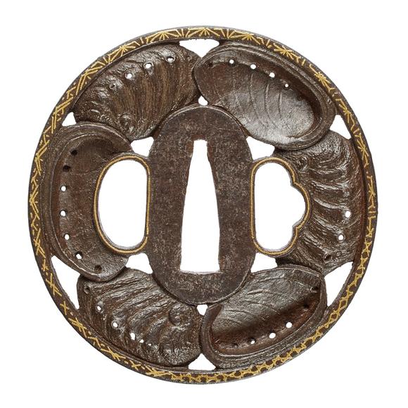 Kunsthaus Lempertz KGAn iron tsuba. 18/19th century
