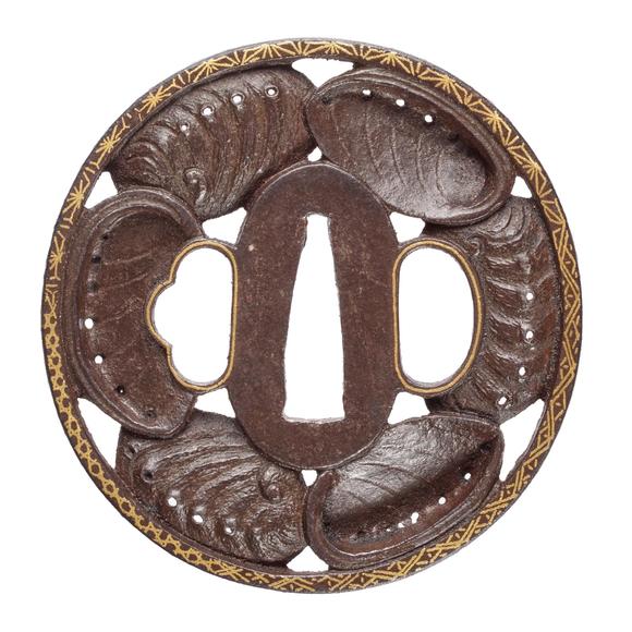 Kunsthaus Lempertz KGAn iron tsuba. 18/19th century