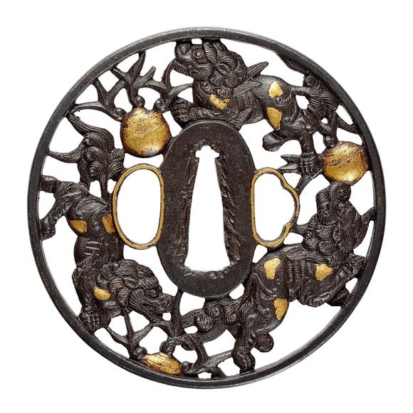 Kunsthaus Lempertz KGAn iron tsuba. 18/19th century