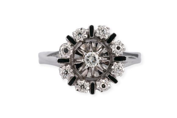 Hargesheimer Kunstauktionen DüsseldorfRUNDER DIAMANT RING