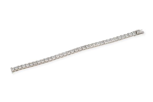 Hargesheimer Kunstauktionen DüsseldorfDIAMANT TENNIS ARMBAND 14.00 CT.