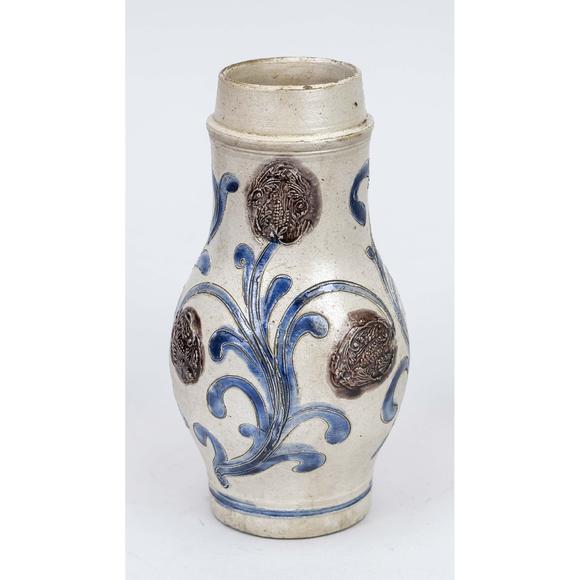 Historia AuktionshausHandled jug, Muskau, c. 1720, stone