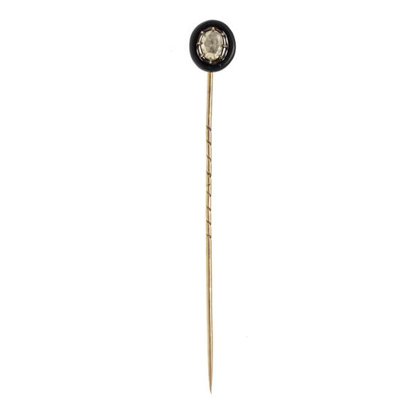 Historia AuktionshausMourning pin, Pomerania, ca. 1880,
