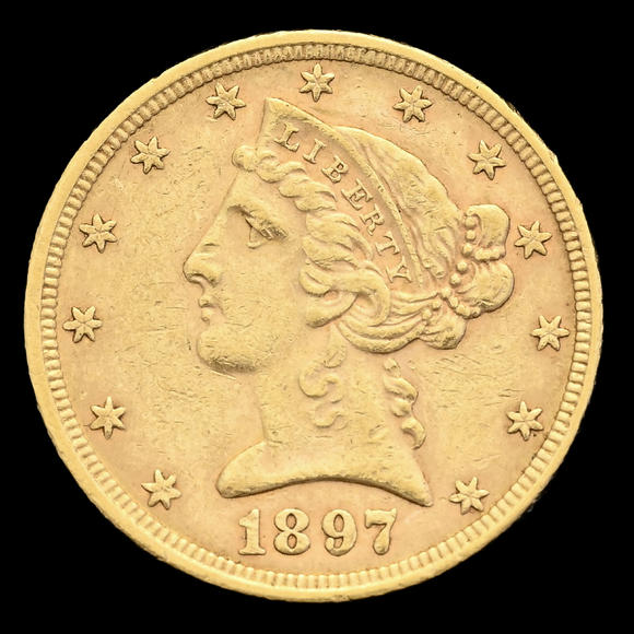 Piguet - H?tel des VentesUSA, 5 dollars  Liberty Head  en or, 1897, Philadelphie, diam. 2,16 cm, 8,33 g.