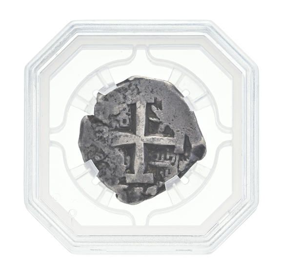 Piguet - H?tel des VentesBolivie / colonie espagnole, Charles III (1759-1788), 8 reales en argent (dit  cob ), 176('), Potosí, diam. 3,05 cm, 26,57 g.