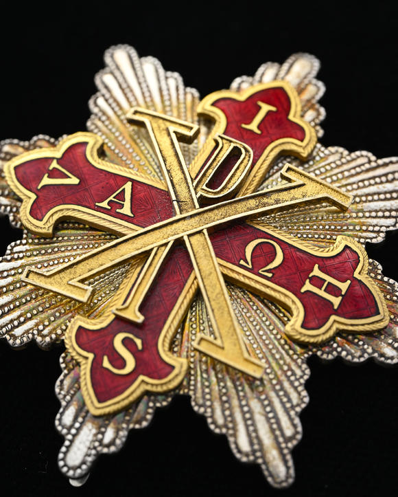 Piguet - H?tel des VentesItalie, Royaume des Deux-Siciles, Ordre Constantinien de Saint-Georges, ensemble de Chevalier Commandeur de Justice