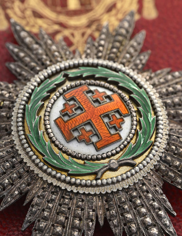 Piguet - H?tel des VentesVatican, Ordre Equestre du Saint-Sépulcre de Jérusalem, recréé en 1847, ensemble de Grand Officier