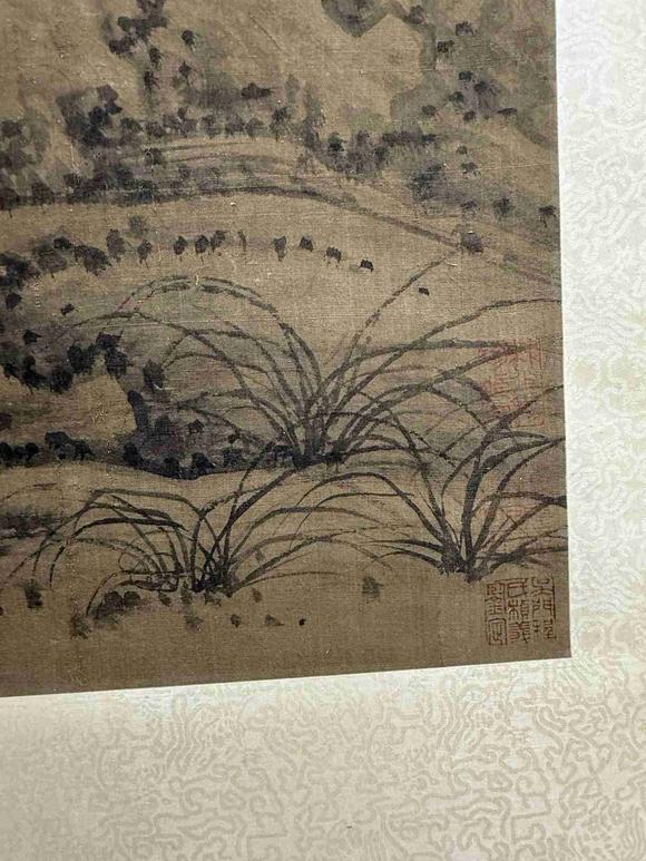 日本松町古美唐寅 山水