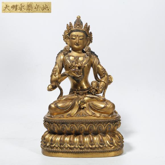千美會(huì)銅鎏金金剛造像