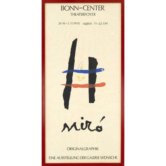 Historia AuktionshausJoan Miró (1893–1983), rare poster
