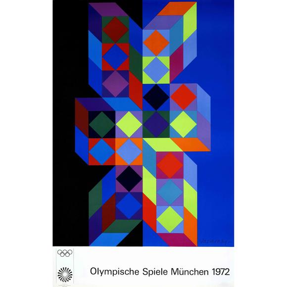 Historia AuktionshausSet of 4 artist posters for the 197