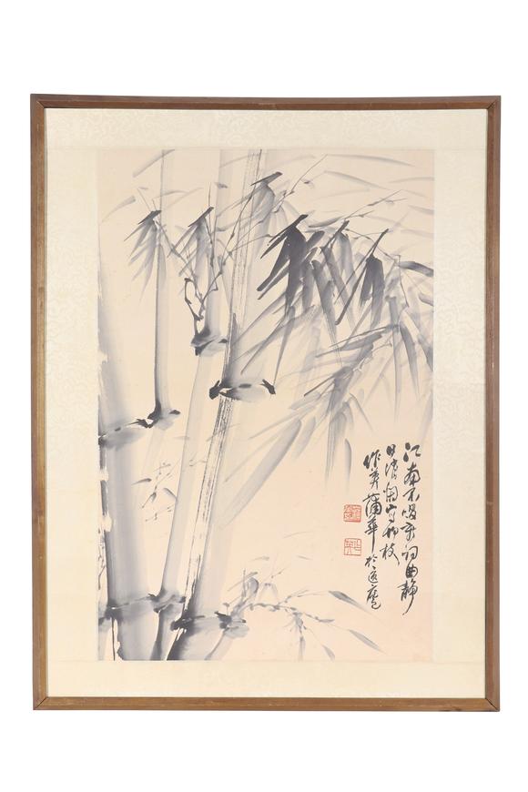 KARSON AUCTIONPu Hua Ink Bamboo (Framed Painting)