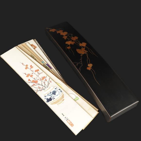 朱雀美術(shù)拍賣大漆金蒔繪花鳥紋箱