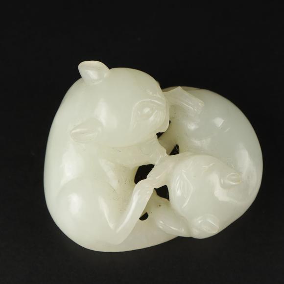 朱雀美術(shù)拍賣白玉瑞獸