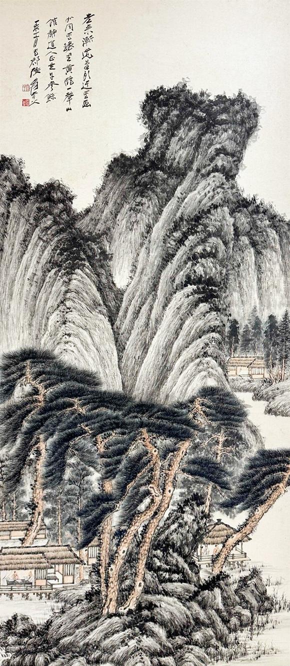 時(shí)海拍賣山水