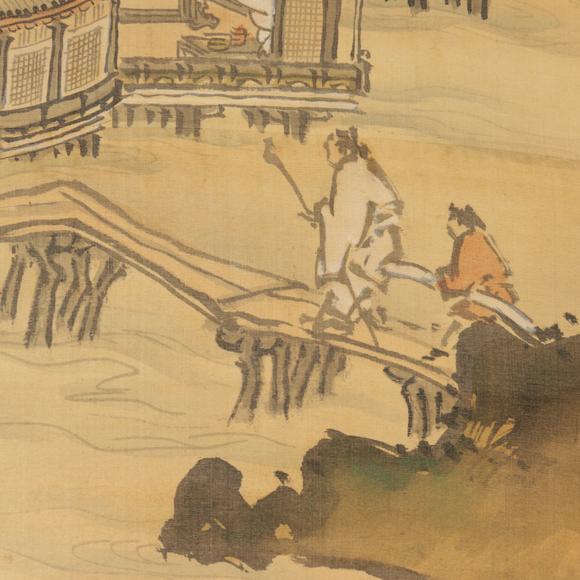 朱雀美術(shù)拍賣掛軸三幅 文晁