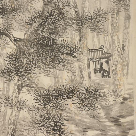 朱雀美術(shù)拍賣良秀生 山水一對(duì)