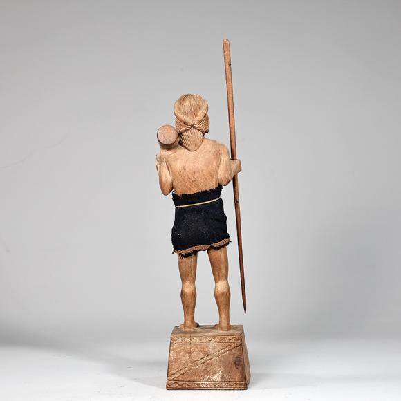 Karl s Collections IncNative Hunter Tribal Hand Carved Wooden Figurine