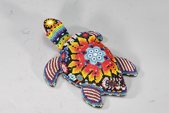 Karl s Collections IncHand Made Beads Mexican Turtle And Wood Carved Turtle 