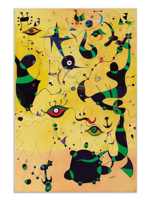 Karl s Collections IncJoan Miro,OIL ON CANVAS