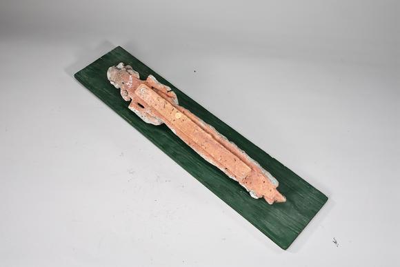 Karl s Collections IncPre-Columbian Terracotta Sculpture Wall Plaque Signed