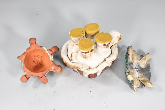 Karl s Collections IncCollection Of Signed Studio Art Pottery Turtle Figurines