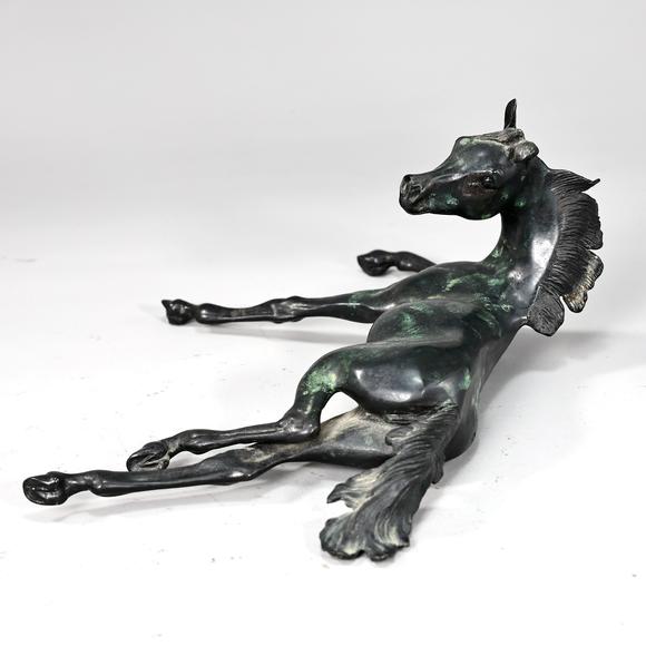 Karl s Collections IncBronze Horse Sculpture Signed Artist Nancy Jo Rieke 1988 29/50