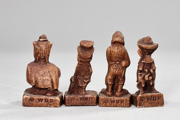 Karl s Collections IncHand Carved Wooden Animal Figurines And Disney 1940s Sirocco Character