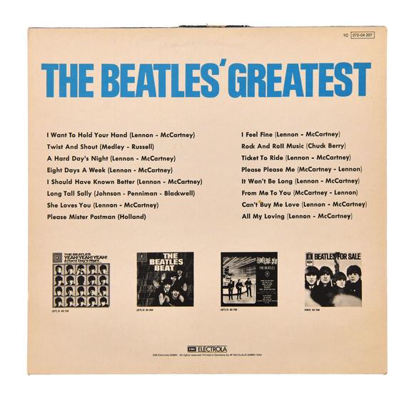 Karl s Collections IncThe Beatles - Signed The Beatles' Greatest LP