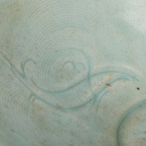 大阪美術(shù)商會(huì)南宋 湖田窯雙魚水波紋碗