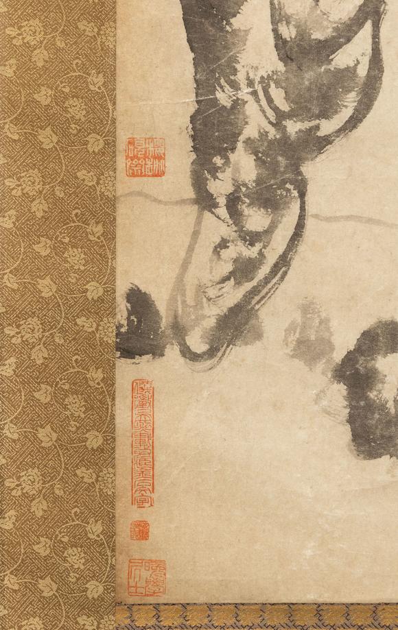 大阪美術(shù)商會(huì)清 八大山人 奇石