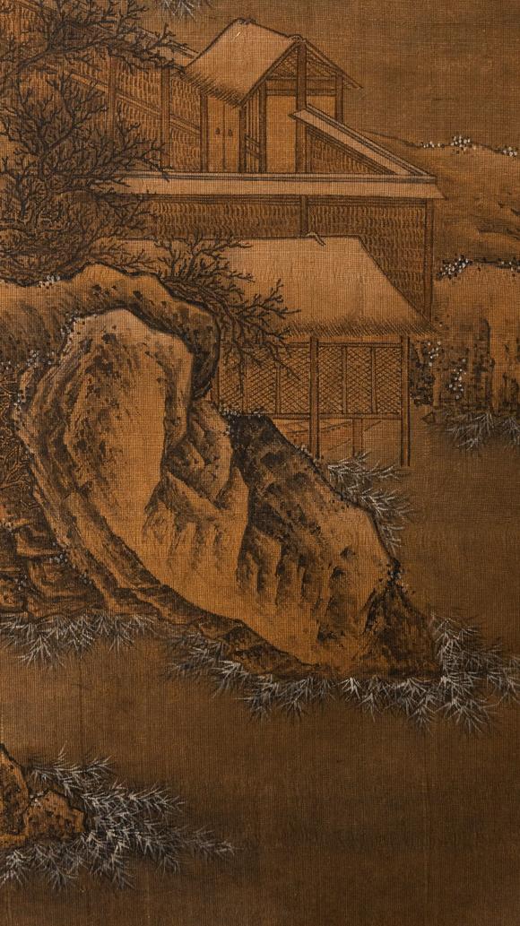 大阪美術(shù)商會(huì)明 周天球 雪霽娛園