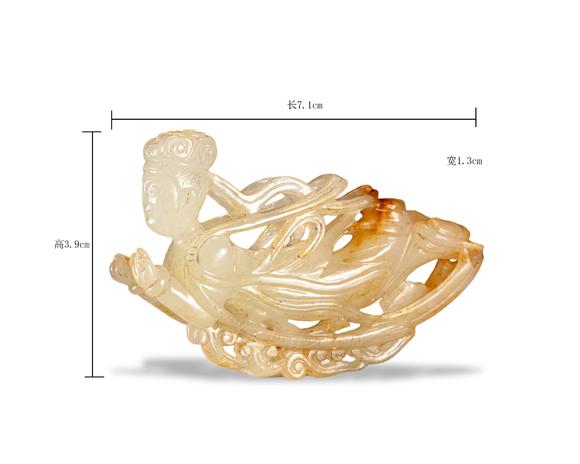 文津閣白玉飛天