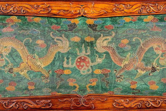 億品兆富株式會(huì)社（AALPZF）黃花梨 嵌玉 佛經(jīng)柜
